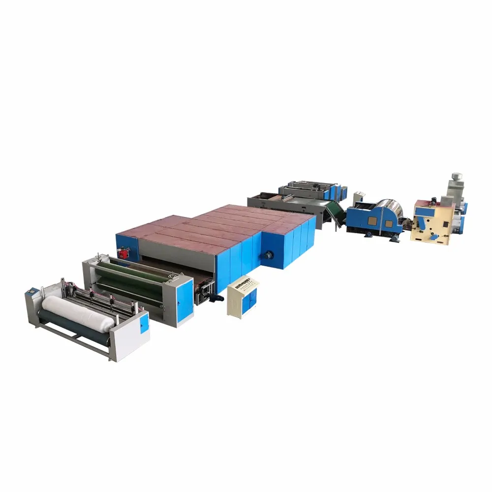 ZCM-1000 5000mm 100-800GSM High Speed Needle Punching Felt Textile Production Line