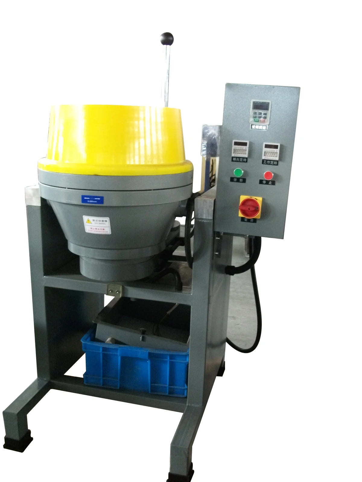 High precision centrifugal energy saving vibrating rock tumbler metal surface vibrating polishing machine