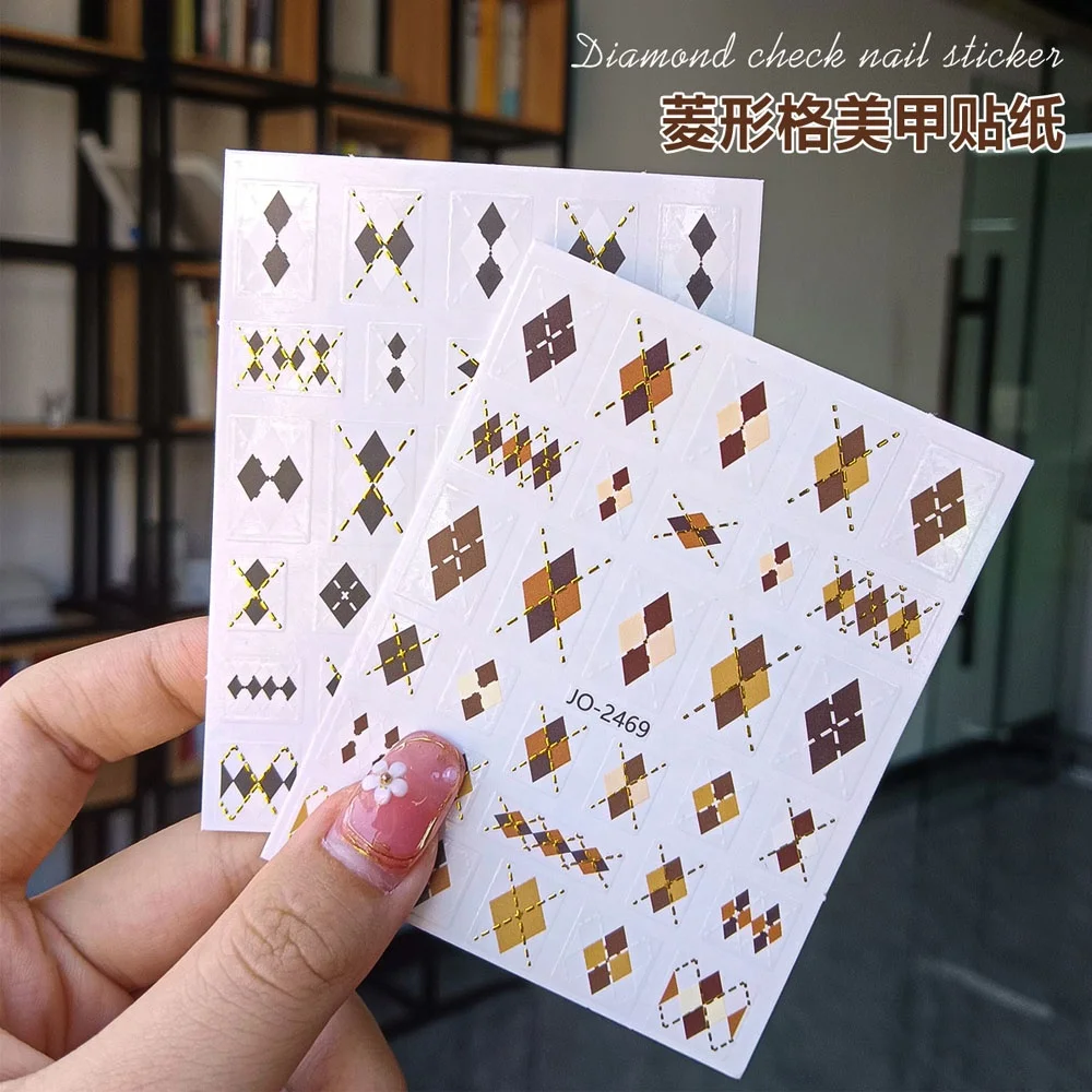 1 Sheet NEW Fireworks Style Decals Nail Art Sticker Decals Nail Gel DIY Tools love patterns 3D Nail Art Sticker