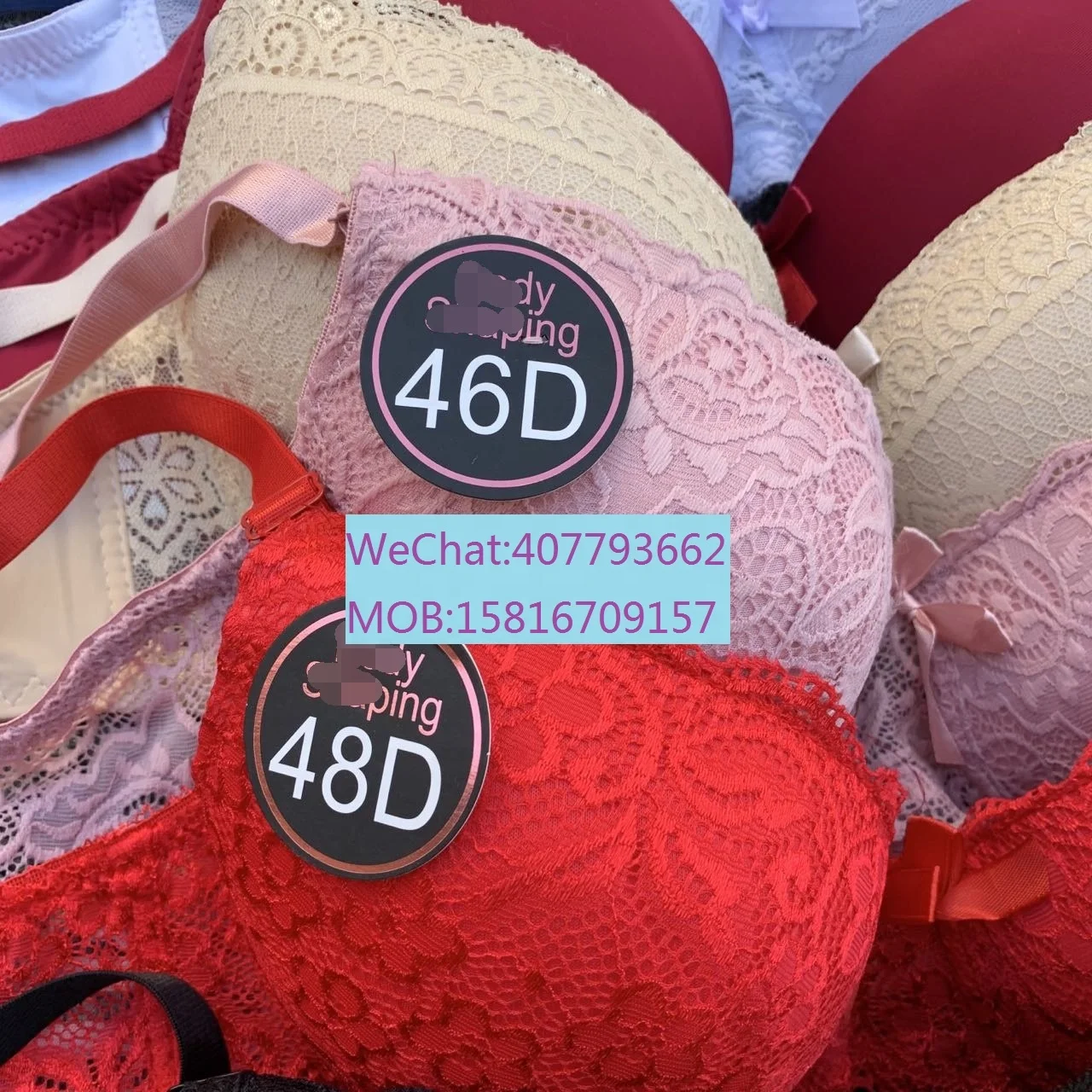 Plus size 36D-48D very cheap padded wholesale push up big cup bra and underwear for ladies Turkey Tunisia Sweden