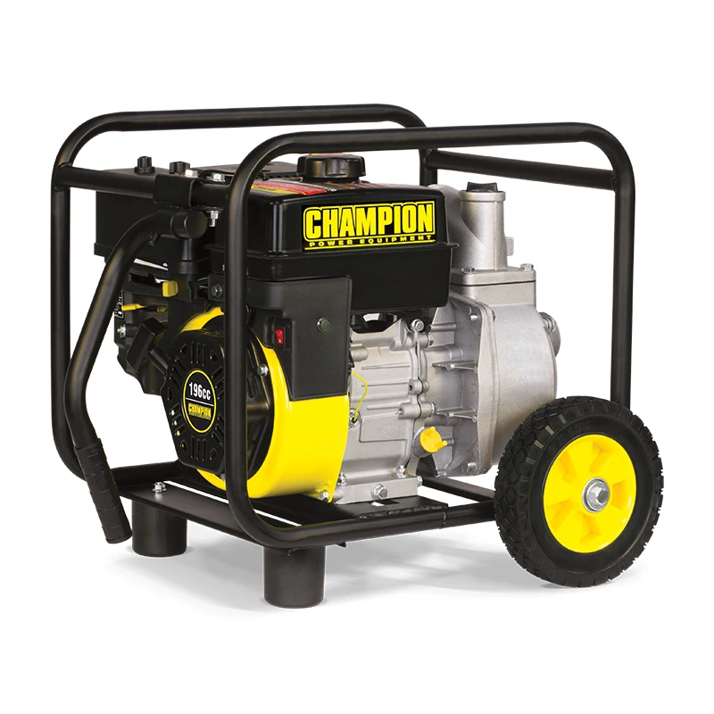 Champion 3 inch water pumping machine electric mini high pressure agriculture gasoline water pump home