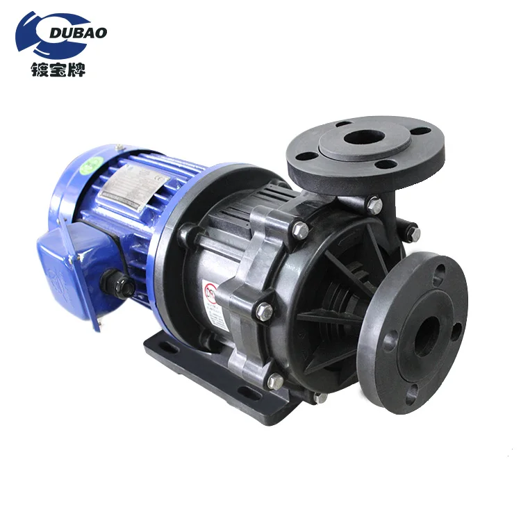 Industrial chemical magnetic transfer pumps for electroplating