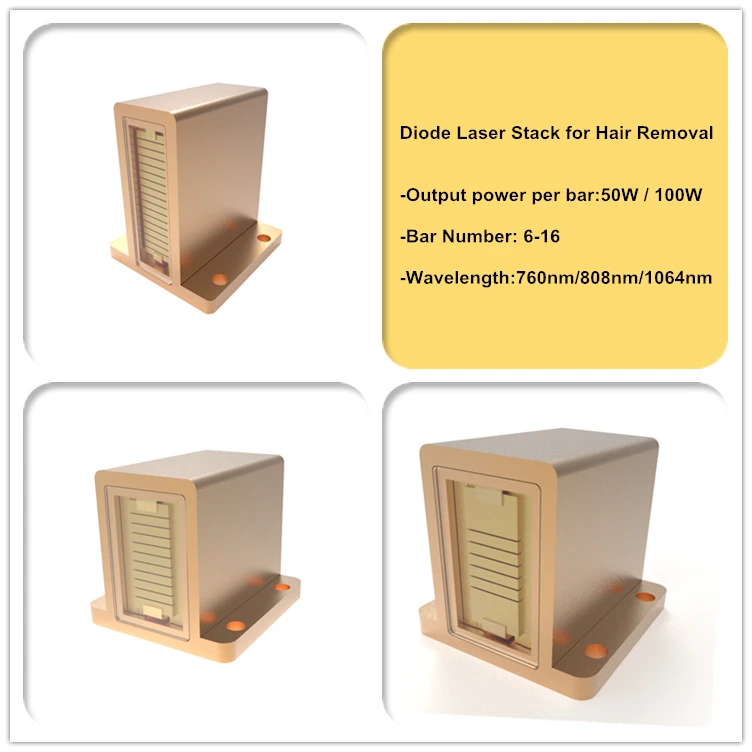 
300W 500W 600W 800W 1000W 1200W laser stack for diode laser/ diode laser bar module / diode laser bars 