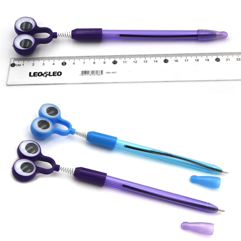 
Novelty stationary wiggle frog eyes shaped ball pen for advertising 