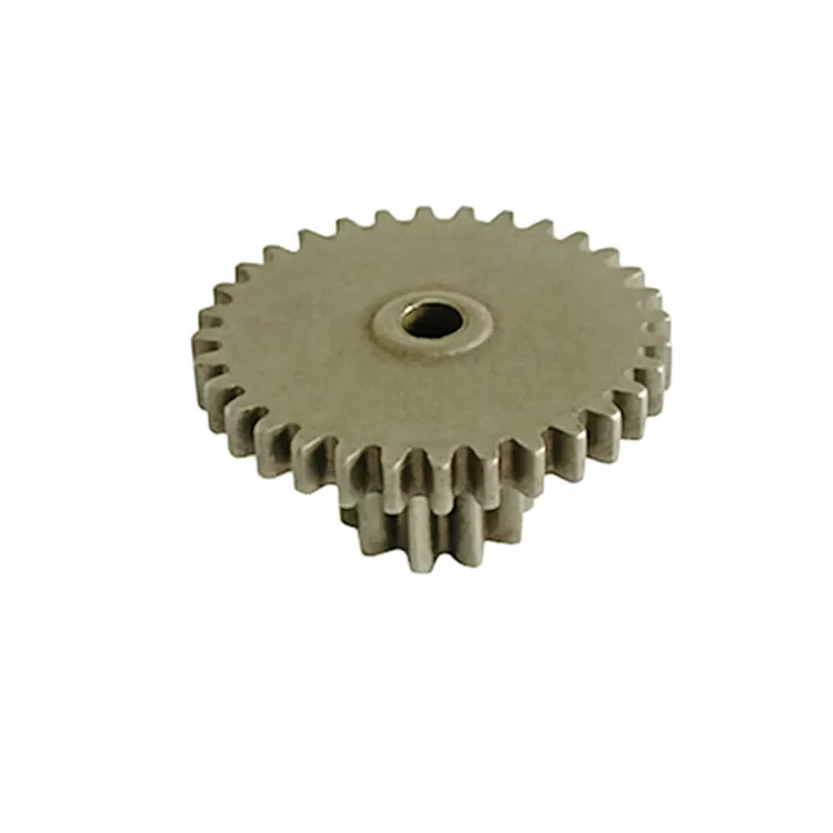 powder metallurgy alloy sintered dual gear precision 32 tooth driven duplicate gear