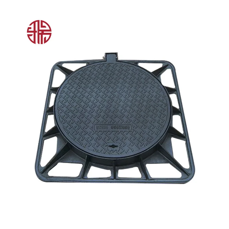 BS EN 124 Road Drainage Lockable Ductile Iron Used Manhole Cover Sewer Main Hole Covers With Frame