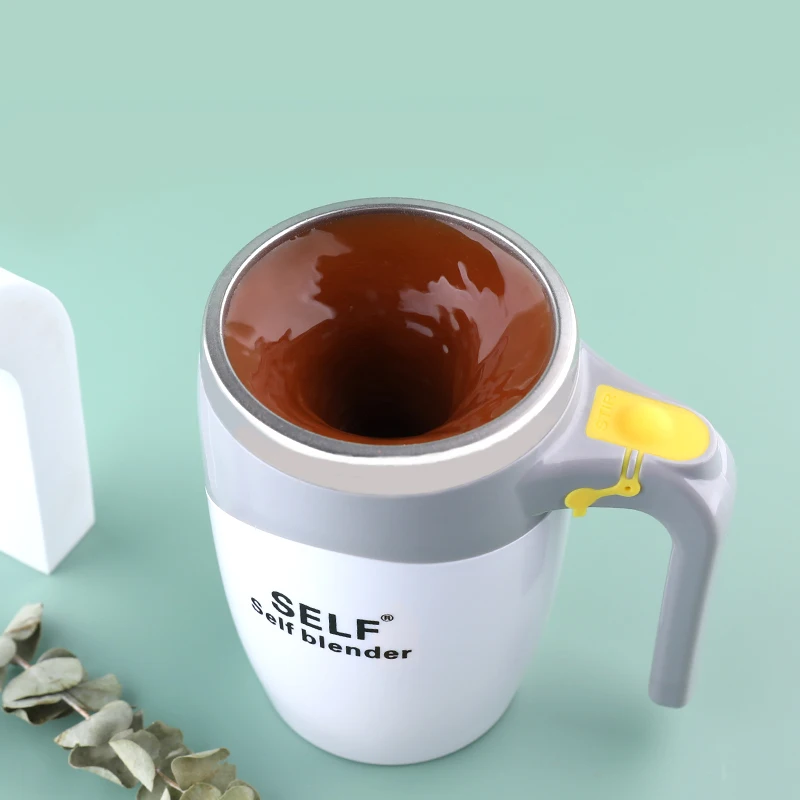 Portable Smart Stainless Steel Electric Mixer Automatic Self-Stirring Coffee Mug Magnetic Rotation Home Use Mixing Cup Coffee