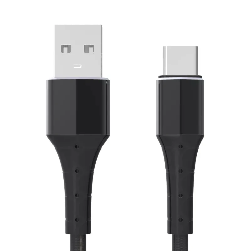 Factory Wholesale 1M 3A Breaking and Folding Protection Zinc Alloy Mobile Phone USB Braided Data Cable for iPhone