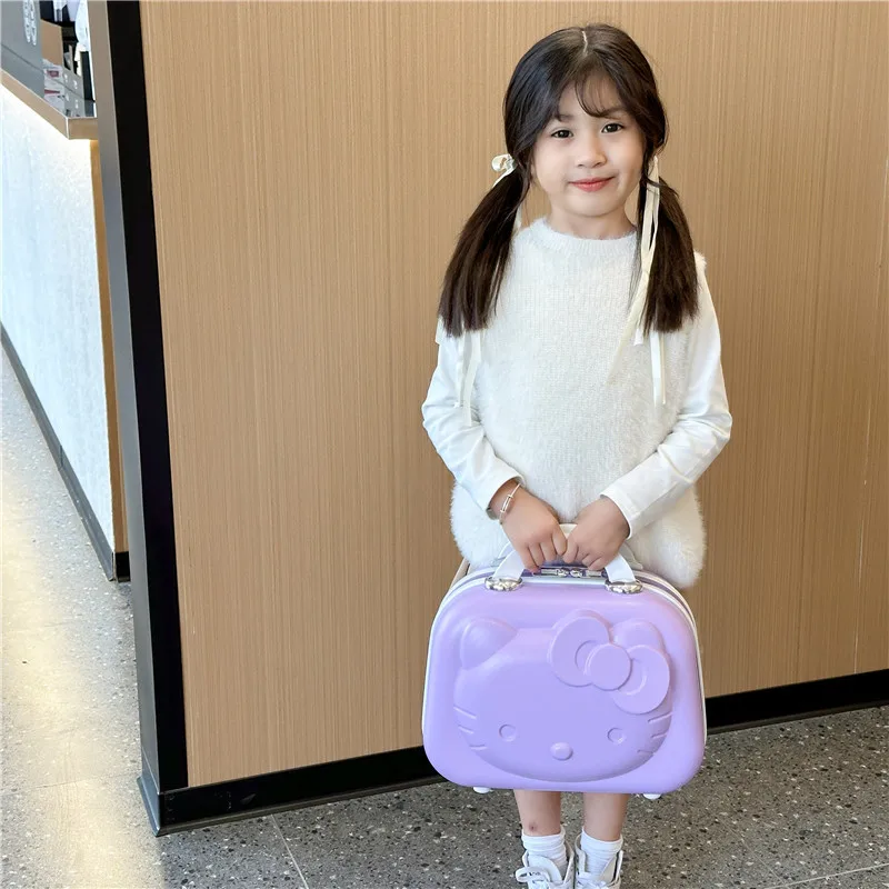 HL Cartoon 20inch Cinnamonroll Kitty Luggage Set Travel Rolling Luggage Waterproof Kuromi Melody Large Capacity Kids Suitcases