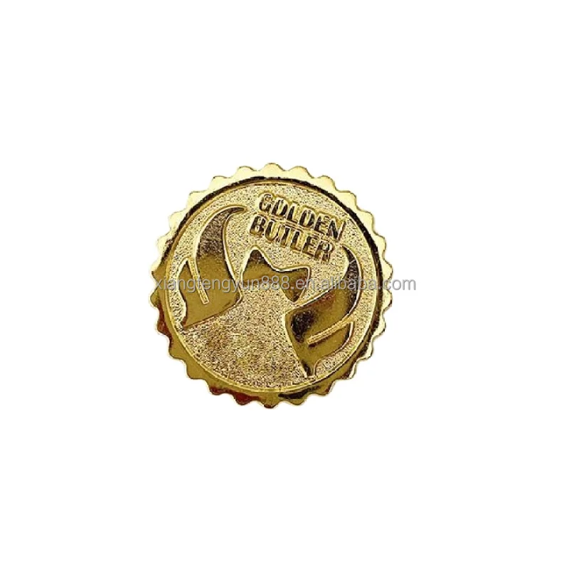 Custom Metal Badge Coin High Quality Blank Metal Name Badge Badge with Metal