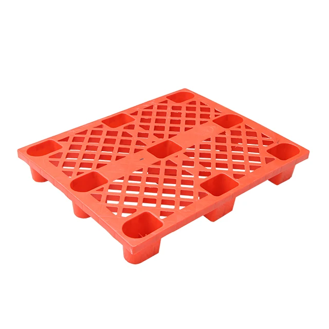 4-Way Double Faced Recycled Large Plastic forklift Trolley Paintball Pallet