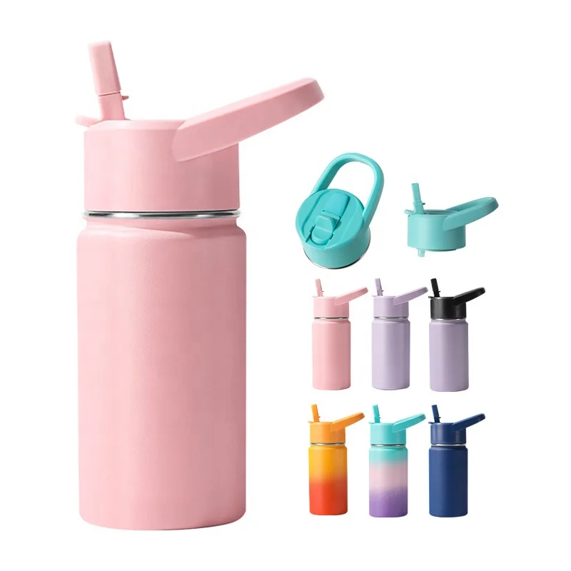 BPA FREE Kids frozen Wholesales Insulated Stainless Thermal Vacuum Cups kids Children Water Bottle With Straw And Handle