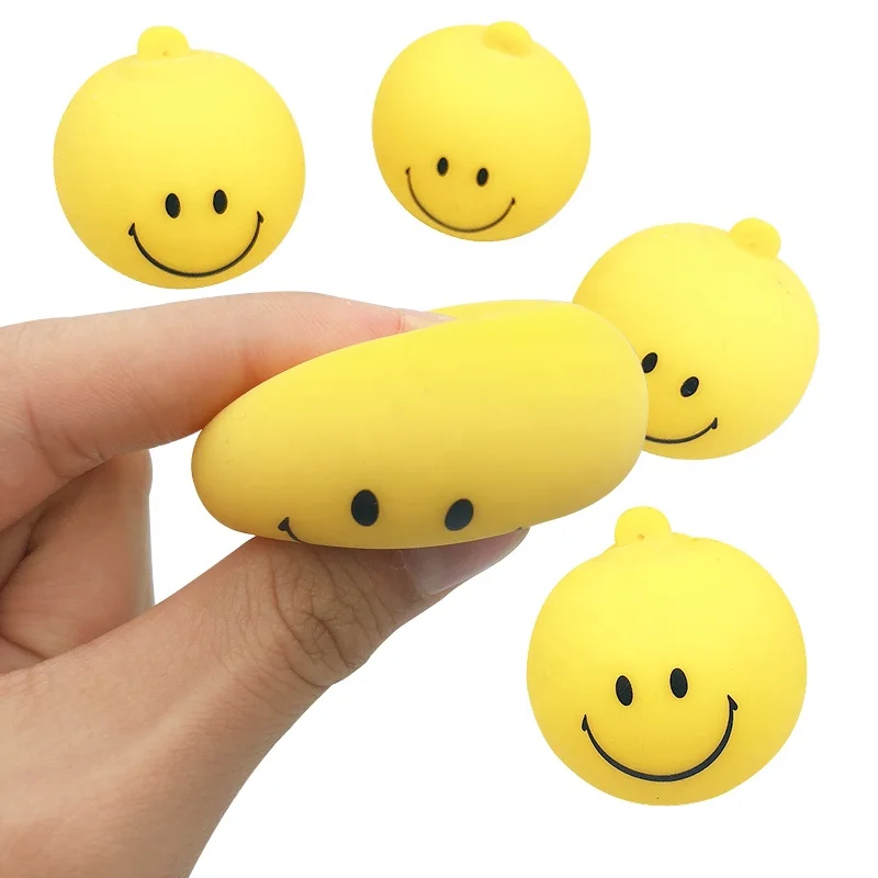 Пользовательские печати emoji смайлик уход за кожей лица мягкие мягкими squeeze стресс рельеф мяч для детей и взрослых