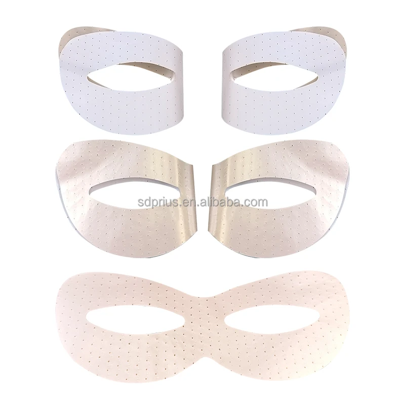 Biodegradable fabric gold color eyes mask paper Dry Mask Sheet hydrogel absorbing face mask