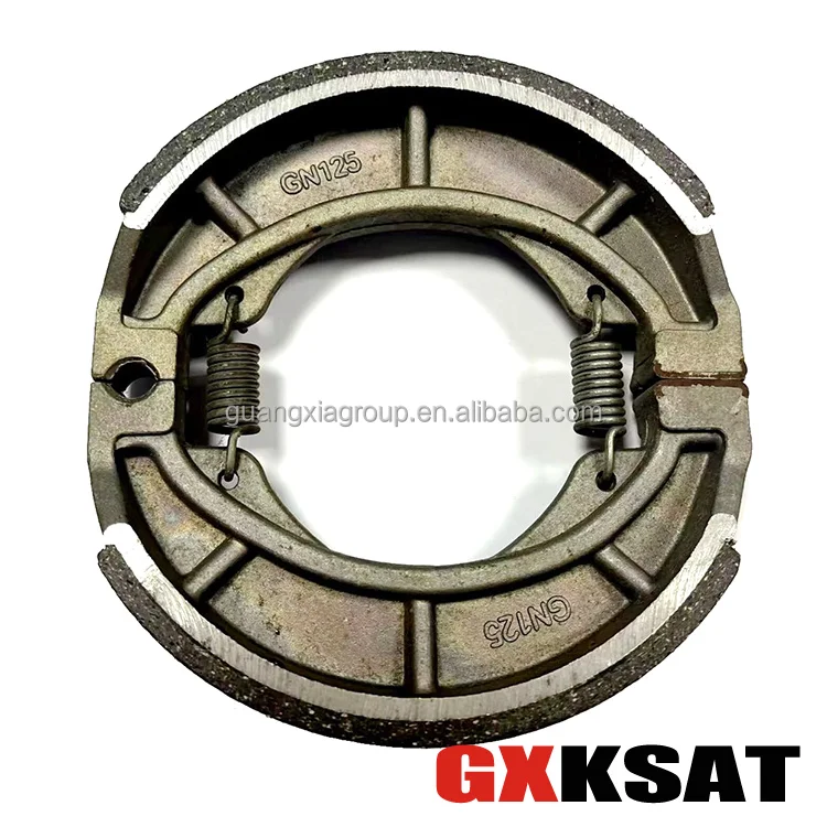 GXKSAT Top Quality Motorcycle Spare Parts for GN125 GS125 HJ125-8 Brake Pad Brake Shoe Pedal Crankshaft Rectifier Cylinder kits