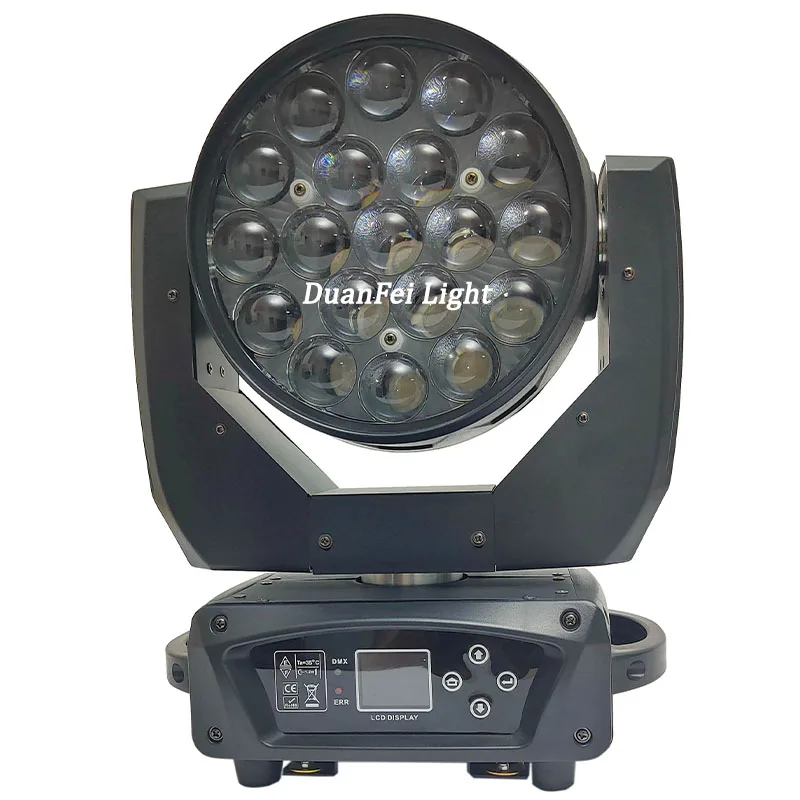 Mac Aura 19x15w Rgbw 4in1 Zoom Led Wash Moving Head Light Beam