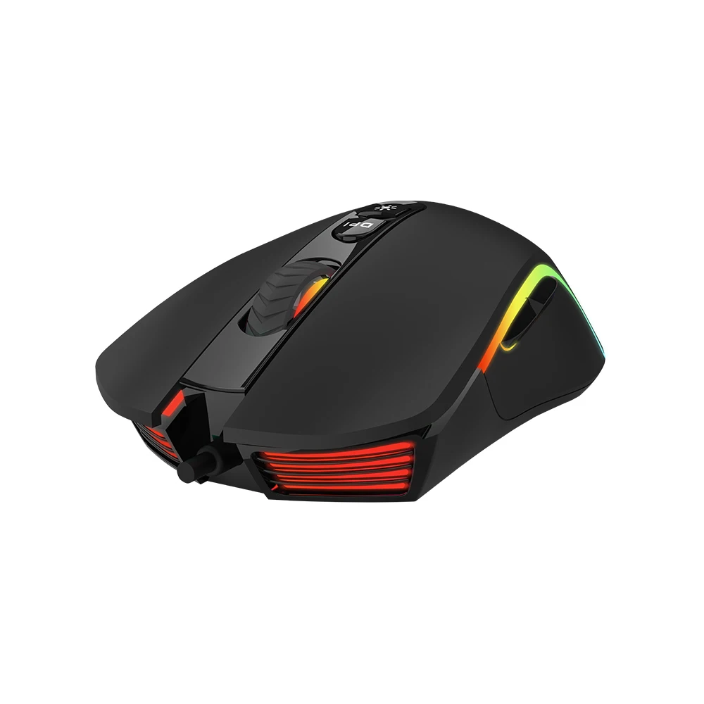  Проводная игровая мышь Fantech X16 THOR 2 с датчиком PIXART 3519 и светодиодной подсветкой RGB новейшая