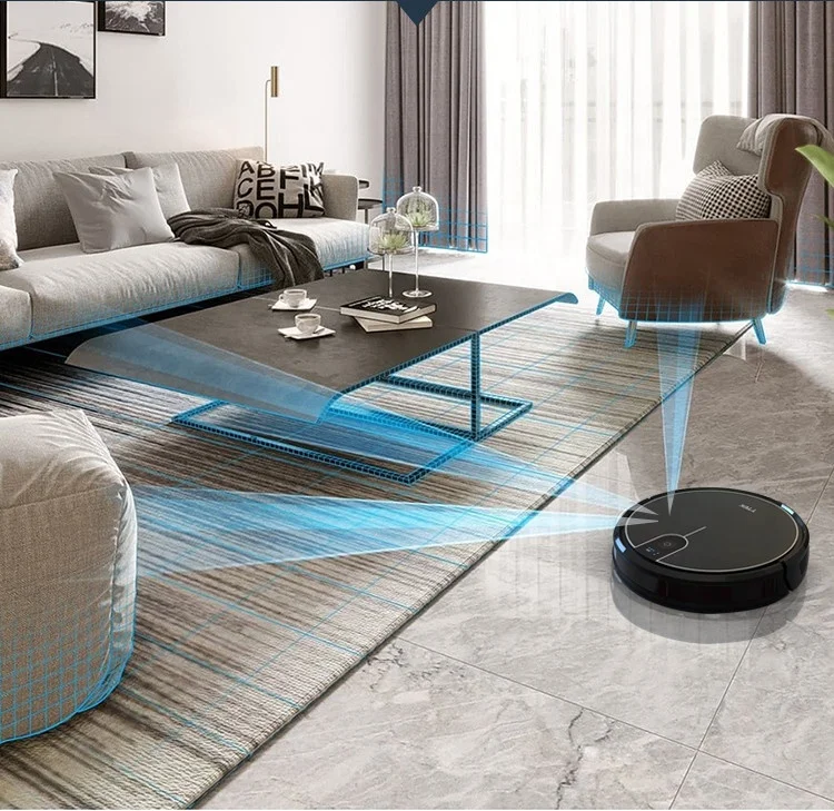 
Ultra-thin Mop Floor Sweeping Robot Vacuum Fully Automatic USB Charging Cleaner 
