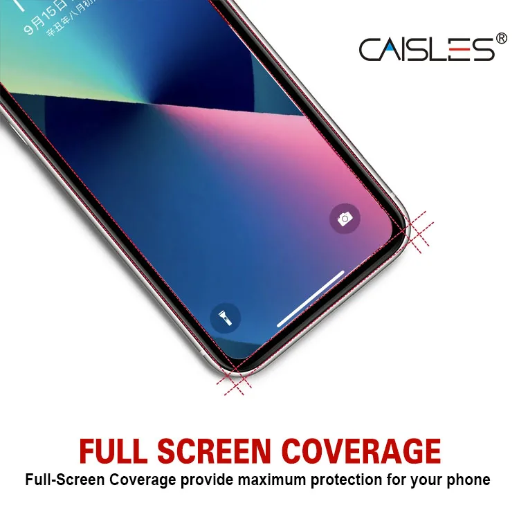 10 in 1 Fully packaged phone screen protector Anti-shock nano film Screen Protector Suit