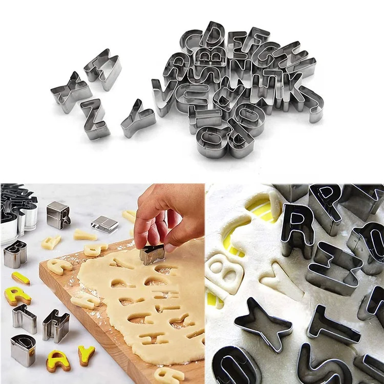 
26 Piece BakingPastry Cutters Stainless Steel Baking Metal Circle Ring Molds /Biscuit Cutter Set Wholesale 3D Cookie Cutters set 