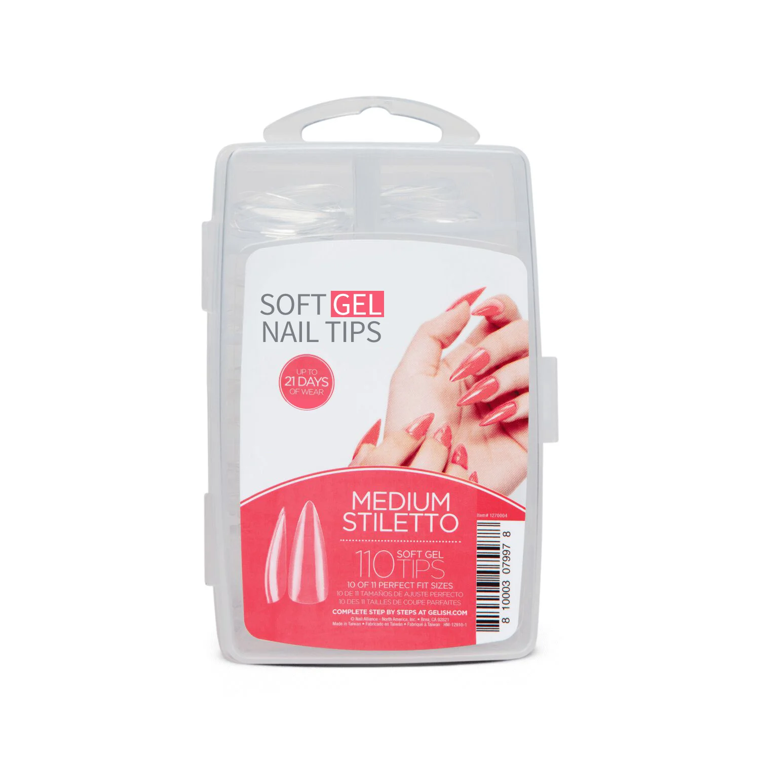 Профессиональные Мягкие Гелевые насадки для наращивания ногтей прозрачные 500 шт. дизайн ABS-гель X полное покрытие набор из 14 размеров