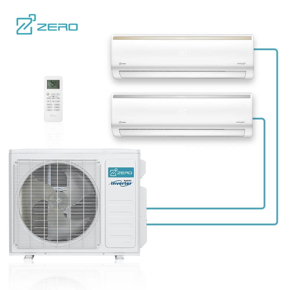 ZERO Z-MAX 2 Ton Split AC Multi Zone System Air Conditioners Heat Pump Inverter Multi Zone Split Air Conditioner