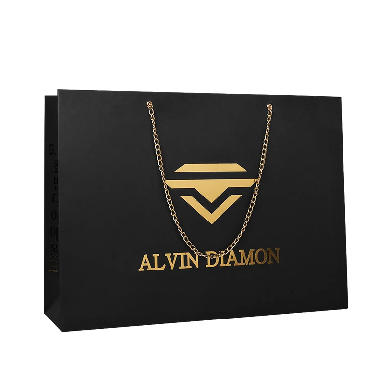 
Custom Private Logo Printed Black Pink Small Personalized Luxury Shopping Tote Gift Paper Bag With Ribbon Handles For Jewelry 