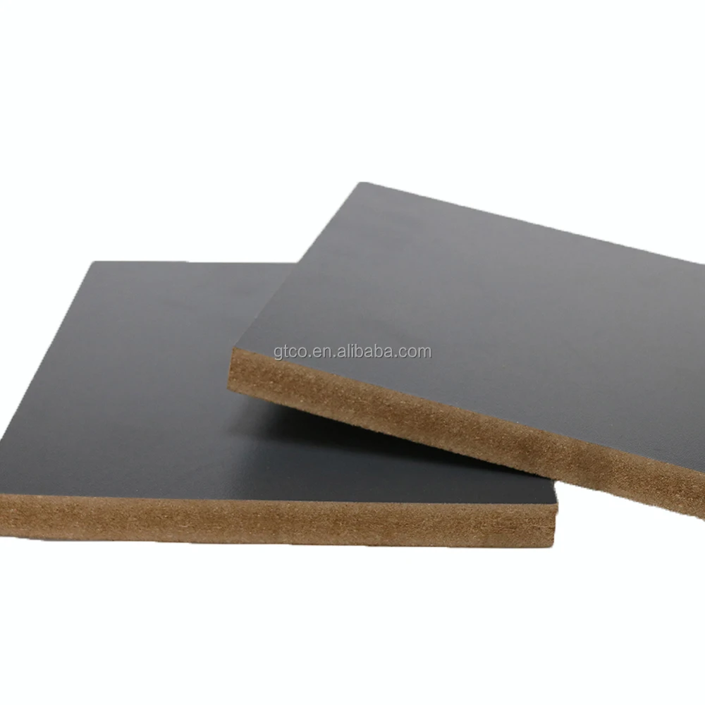 GTCO high quality 4x8ft 1220*2440mm furniture board Melamine MDF Board with CE ISO for furniture making