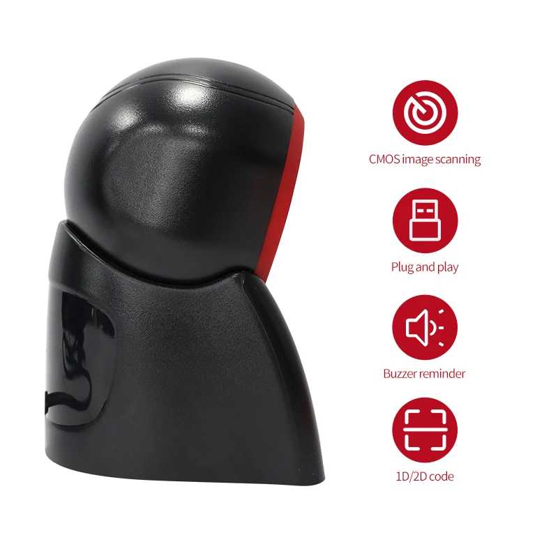 Лидер продаж 1D2D сканер штрих-кодов на платформе CMOS лазер USB проводной для супермаркетов розничная продажа Windows MAC Android светодиодная подсветка