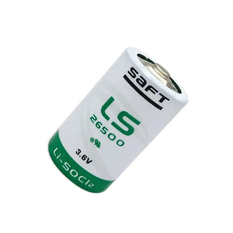 Authentic SAFT LS26500 3.6V C Size 7.7Ah Lithium Primary Li-SOCl2 Batteries for Consumer Electronics