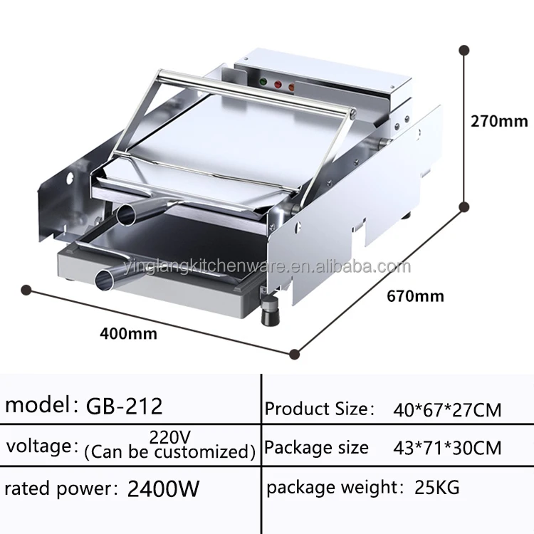 Commercial Hamburger Making Machine KFC Mcdonalds Burger Restaurant Kitchen Equipment