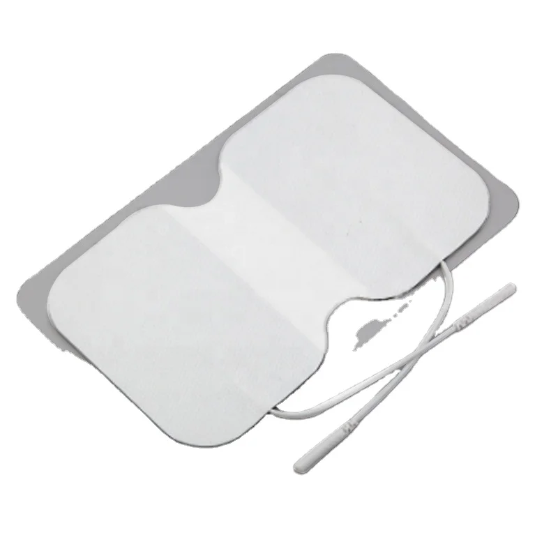 11*15cm Adhesive Butterfly Electrode Pad Physical Therapy Reusable Self-adhesive Butterfly Shape Electrode Pads For Tens Machine