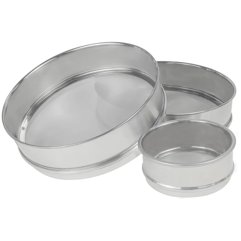 2024 New factory-direct lab woven wire mesh stainless steel copper test sieve for soil testing