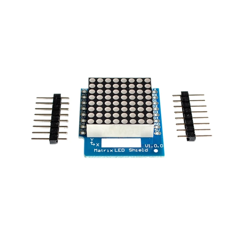 Matrix LED Shield V1.0.0 For WEMOS D1 Mini Digital Signal Output Controller Module 8 X Dot Board