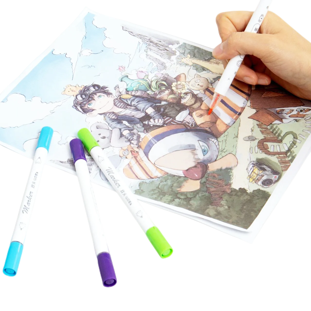 Manufacturer of Brush Marker Pen Waterproof Brushables Painting Set in  Twin Tips