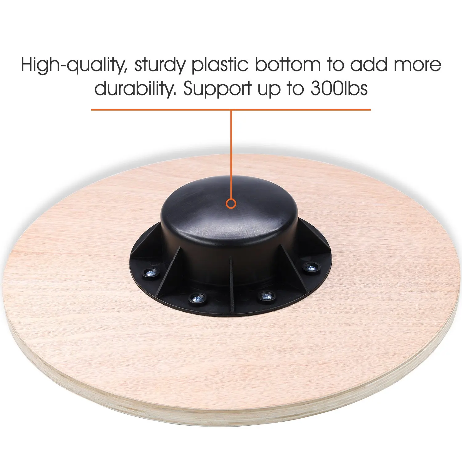 Montessori Premium Training Wood Wobble Exercise Fitness Fit Wooden Balance Board for Kids Adult