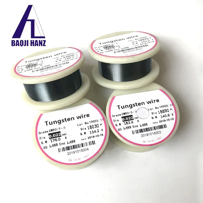 Facotry price high quality 99.95% purity mircon Tungsten wire 0.025mm