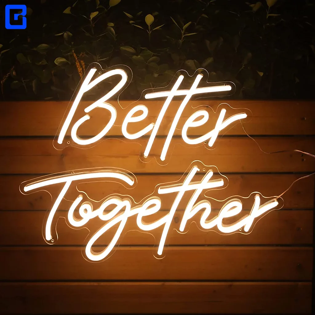 Manufacturers led neon sign custom neon light sign better together neon signs