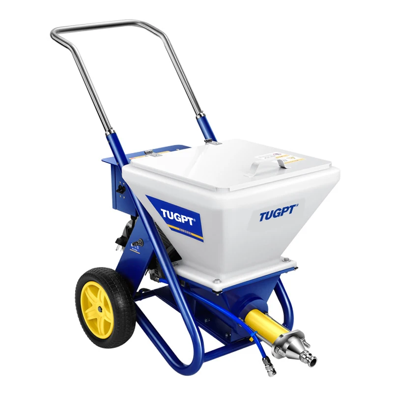 Multifunctional real stone paint spraying machine putty powder steel coating equipment