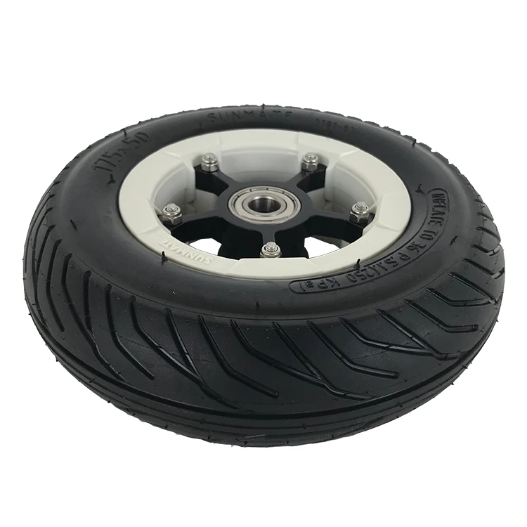 7 Inch Inflation Rubber with Tire and Inner Tube Electric Mountainboard Skateboard Pneumatic Wheel
