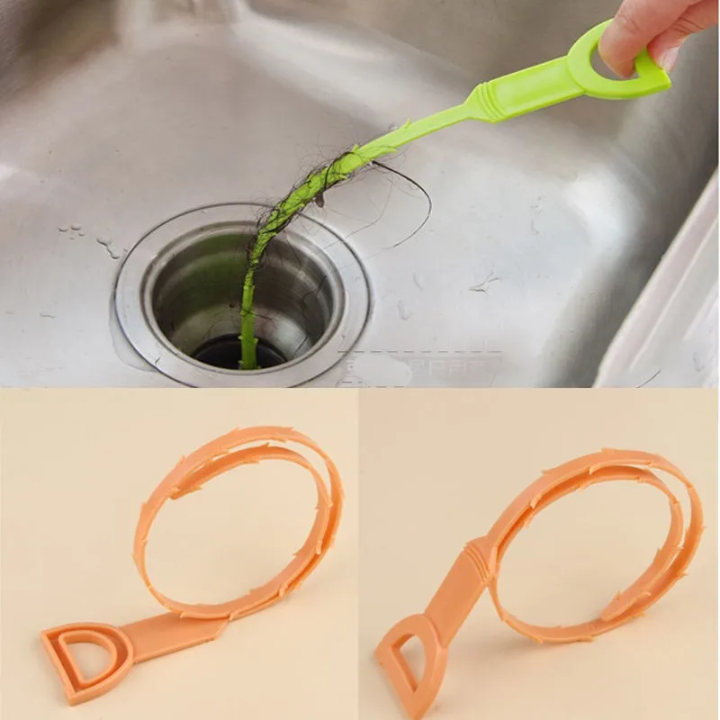 Sink Snake Hair Drain Clog Remover Cleaning Tool
