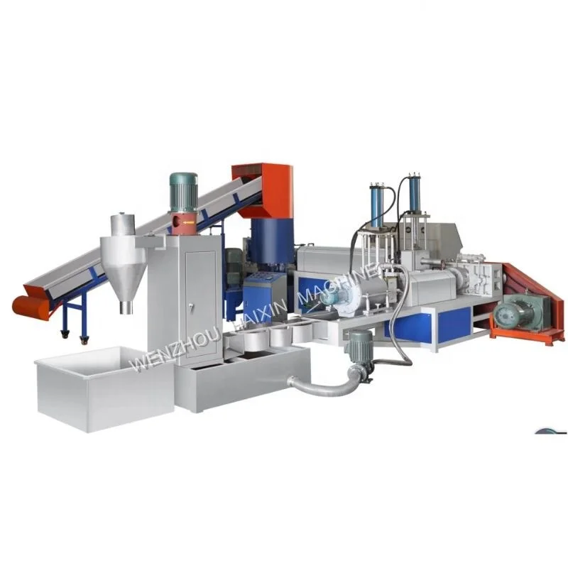 SJ-180 PP PE Plastic recycling granules making granulator machine
