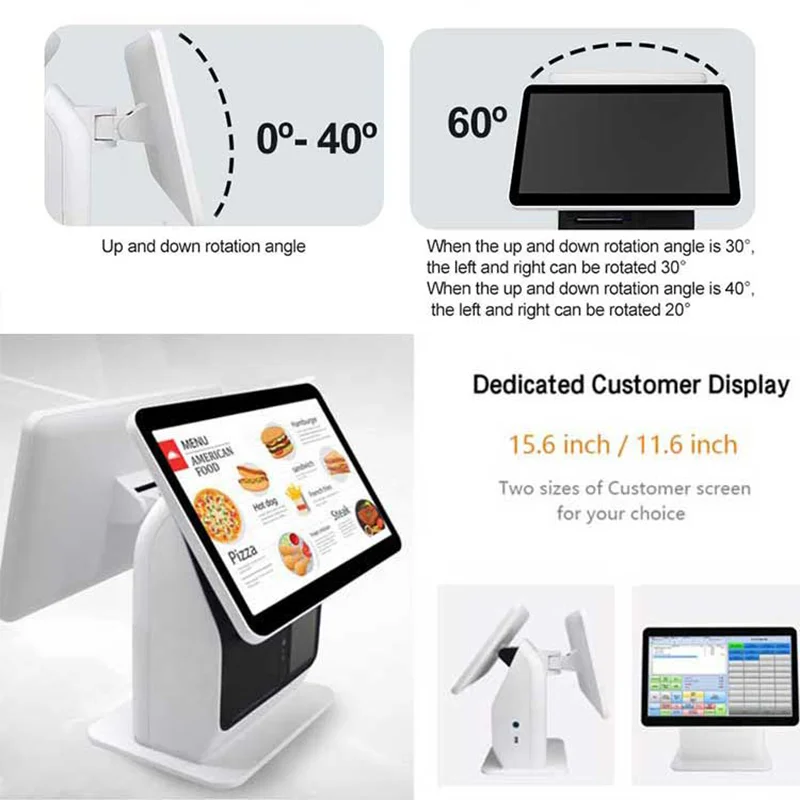 Desktops all in one touch screen computer pos systems for sale android pos machine
