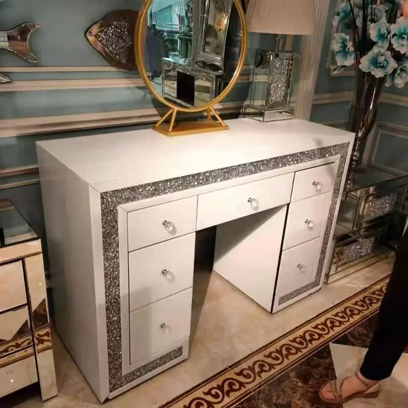 Bedroom Furniture Crush diamond  Makeup Vanity Dressing Tables