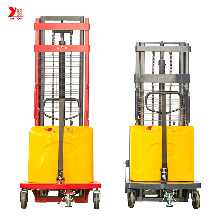 12V имеет компактную конструкции, малый размер, легкий вес полу-электрический штабелер для вилочных погрузчиков