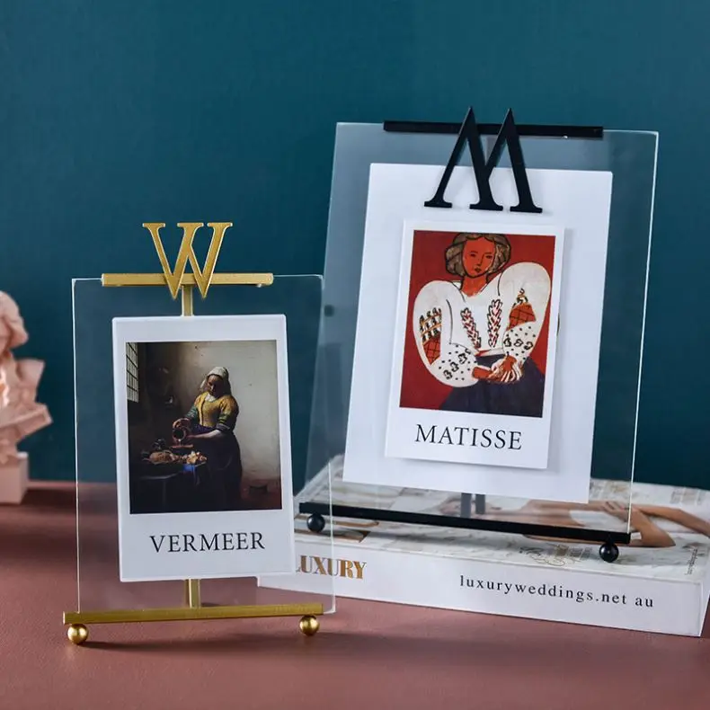 Nordic Personality Picture Frame Set Living Room Creative Simple Decorative Glass Picture Frame