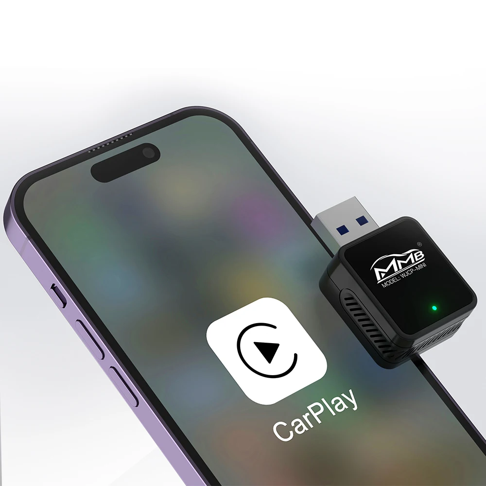 Mobile phone automatic adapter 2.4G / 5.8GHz WiFi Bluetooth automatic connection plug and play automotive soul products CarPlay