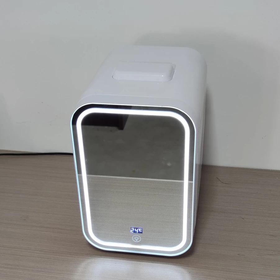 8 л 2022 новый стиль с регулируемой температурой света, холодильник для красоты, холодильник для ухода за кожей с зеркалом