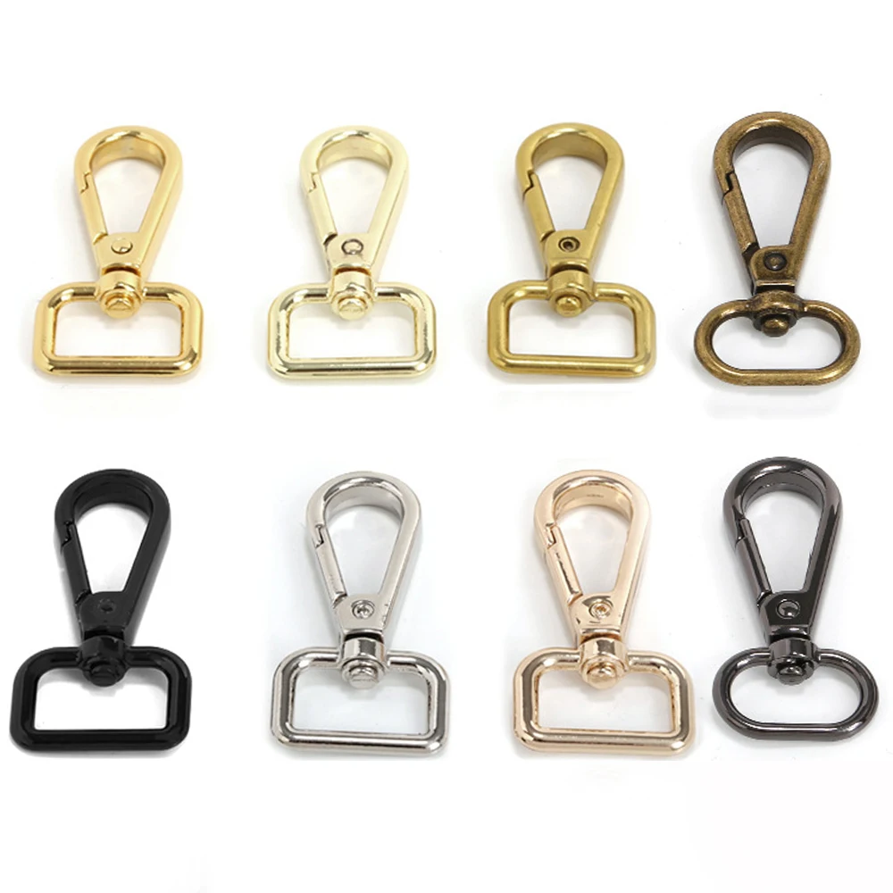 Wholesale  Zinc Alloy bags accessories  rotating Snap Hook clip luggage accessories luggage hardware Webbing Keychain Hooks