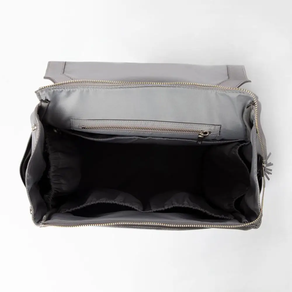 Custom Logo high quality new Vegan Leather Fashion Women Mommy Baby Diaper Nappy Wet Bag Backpack